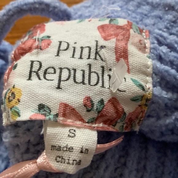 Pink Republic (Juniors) Blue Sweater Size Small - Picture 5 of 6
